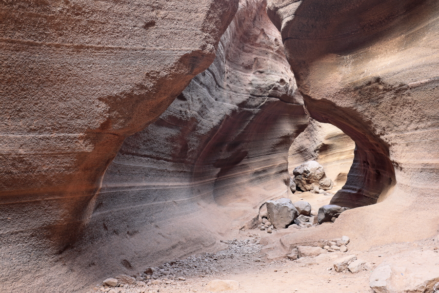 Blick durch die kleine Schlucht 