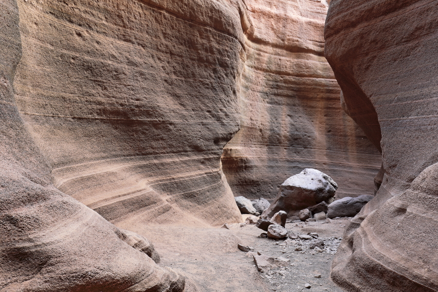 Blick durch die kleine Schlucht