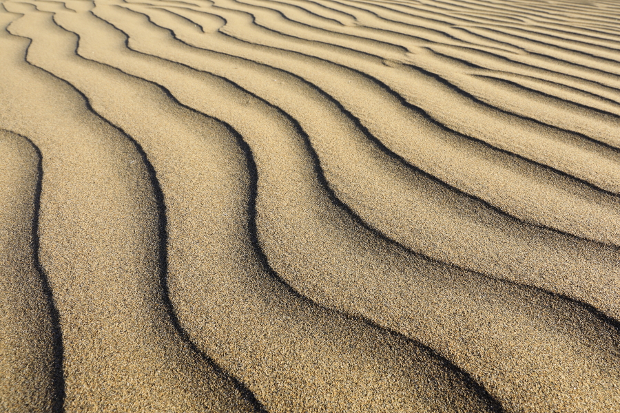 Muster im Dünensand, Maspalomas, Gran Canaria