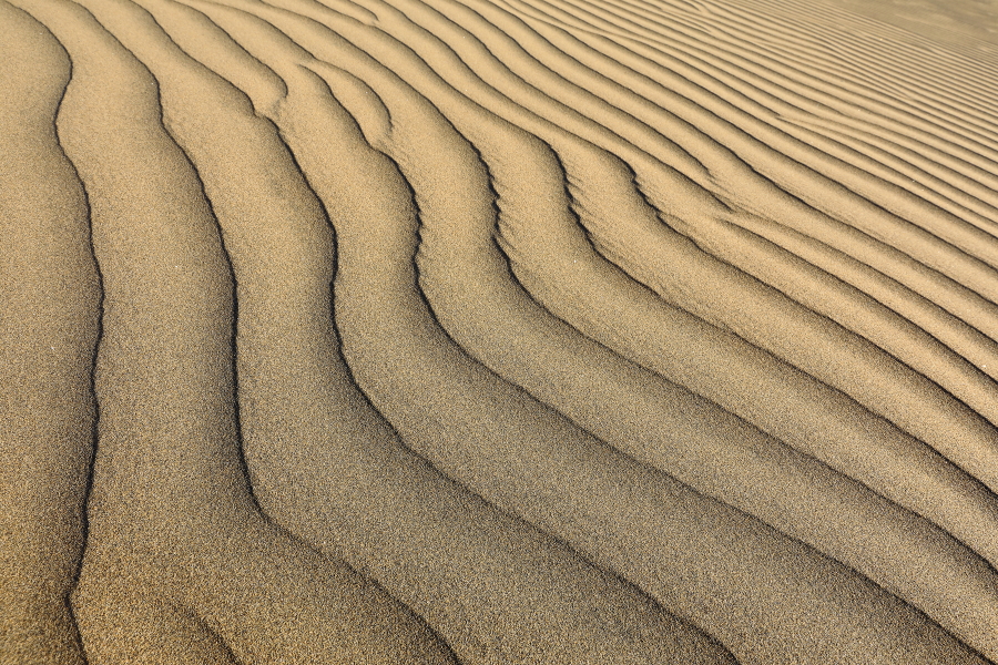 Muster im Dünensand, Maspalomas, Gran Canaria