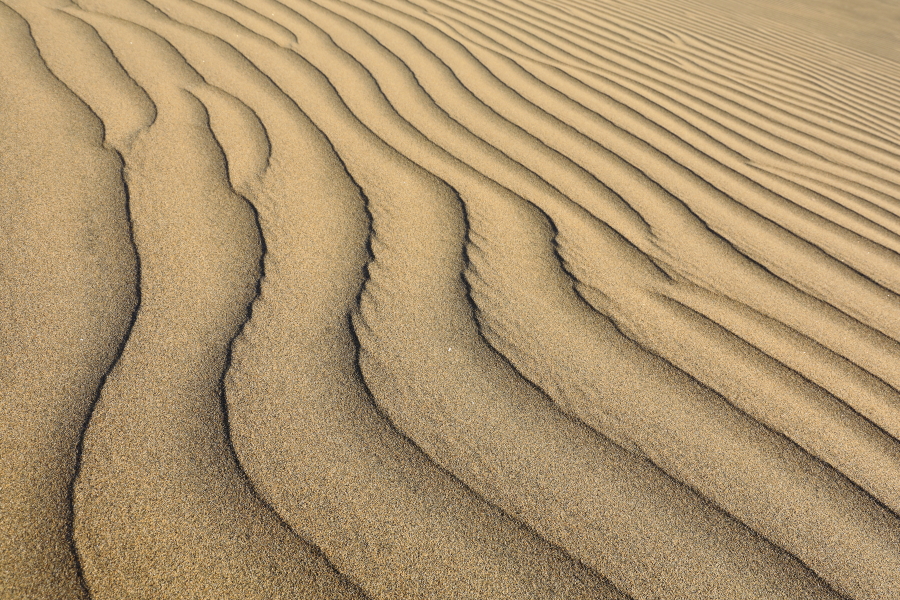 Muster im Dünensand, Maspalomas, Gran Canaria