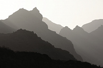 Staffelung im Gebirge von Gran Canaria