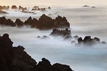 Lavafelsen bei Porto Moniz im Nordwesten Madeiras