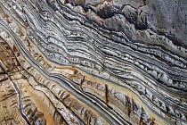 Strukturen im Flysch an der Playa del Silencio