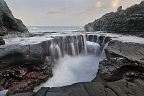 Basaltfelsen bei Puerto de la Cruz an der Nordküste von Teneriffa